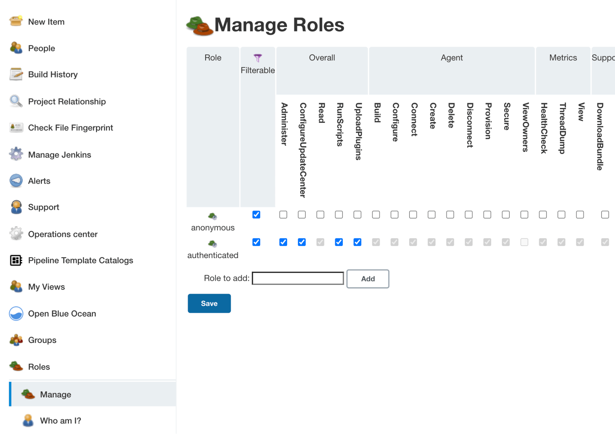CloudBees rbac