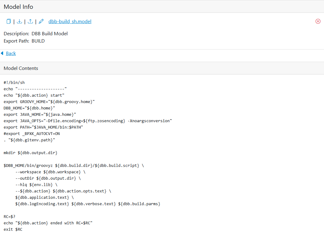 Kobee Resource Configurator DBB Build Model