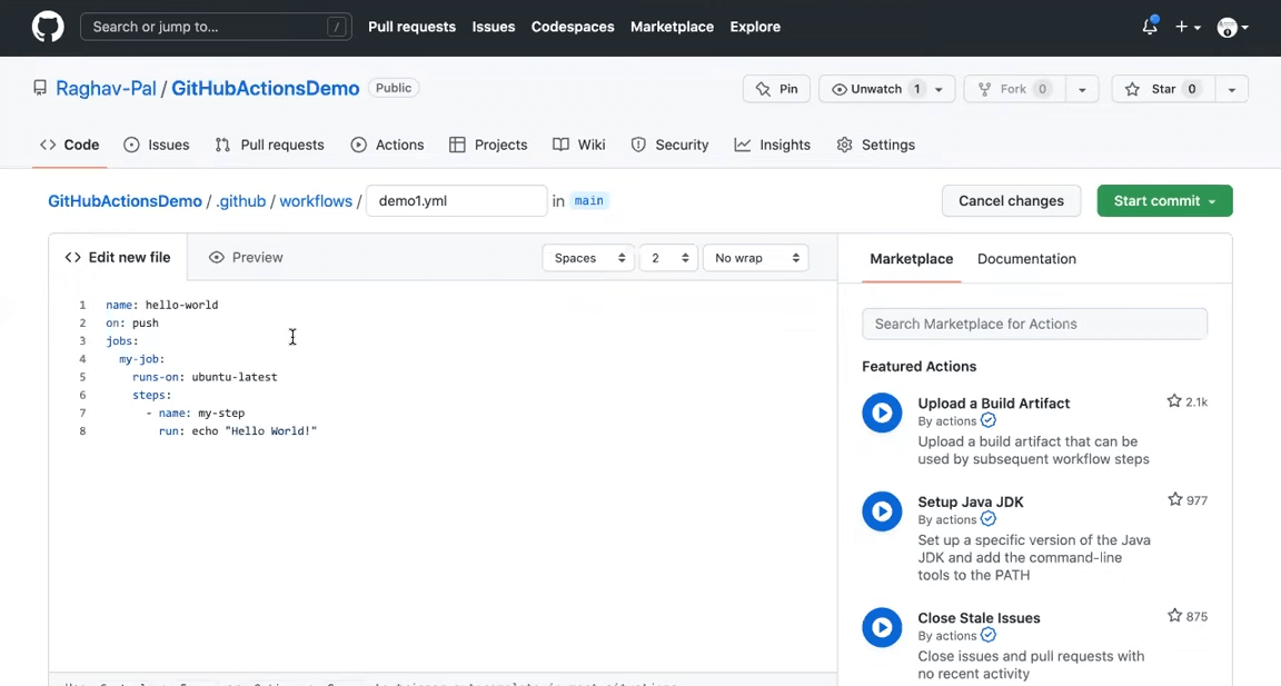 Github Workflows