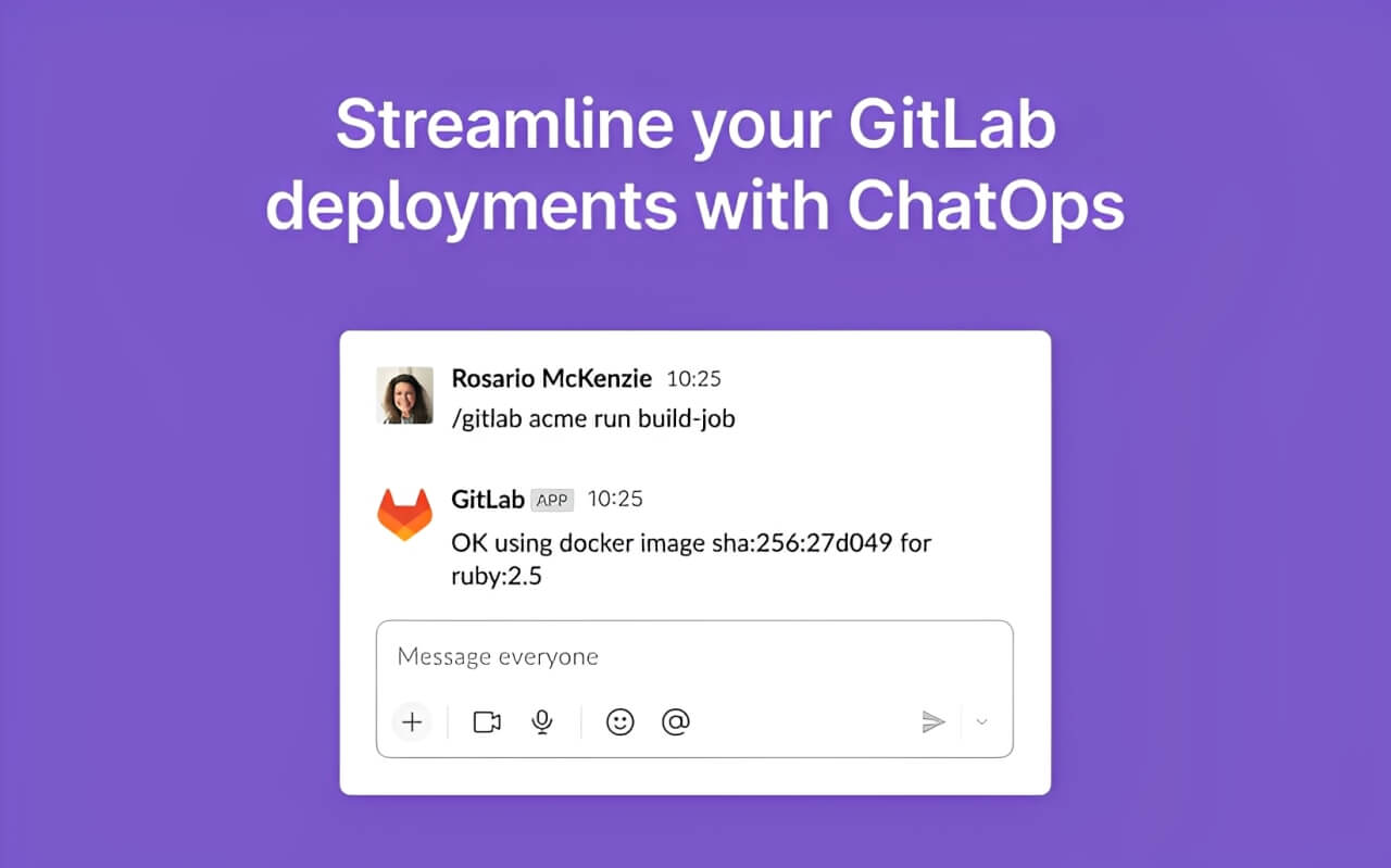 GitLab integrations chatops